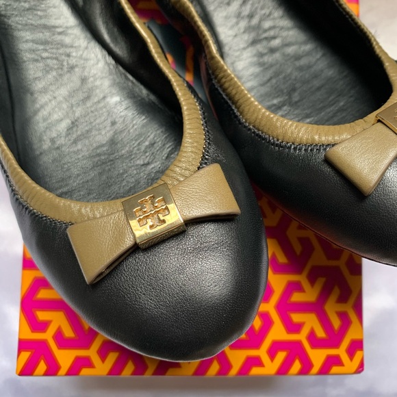 Tory Burch | Women’s Size 8 Eddie Bow Flats - Picture 7 of 8